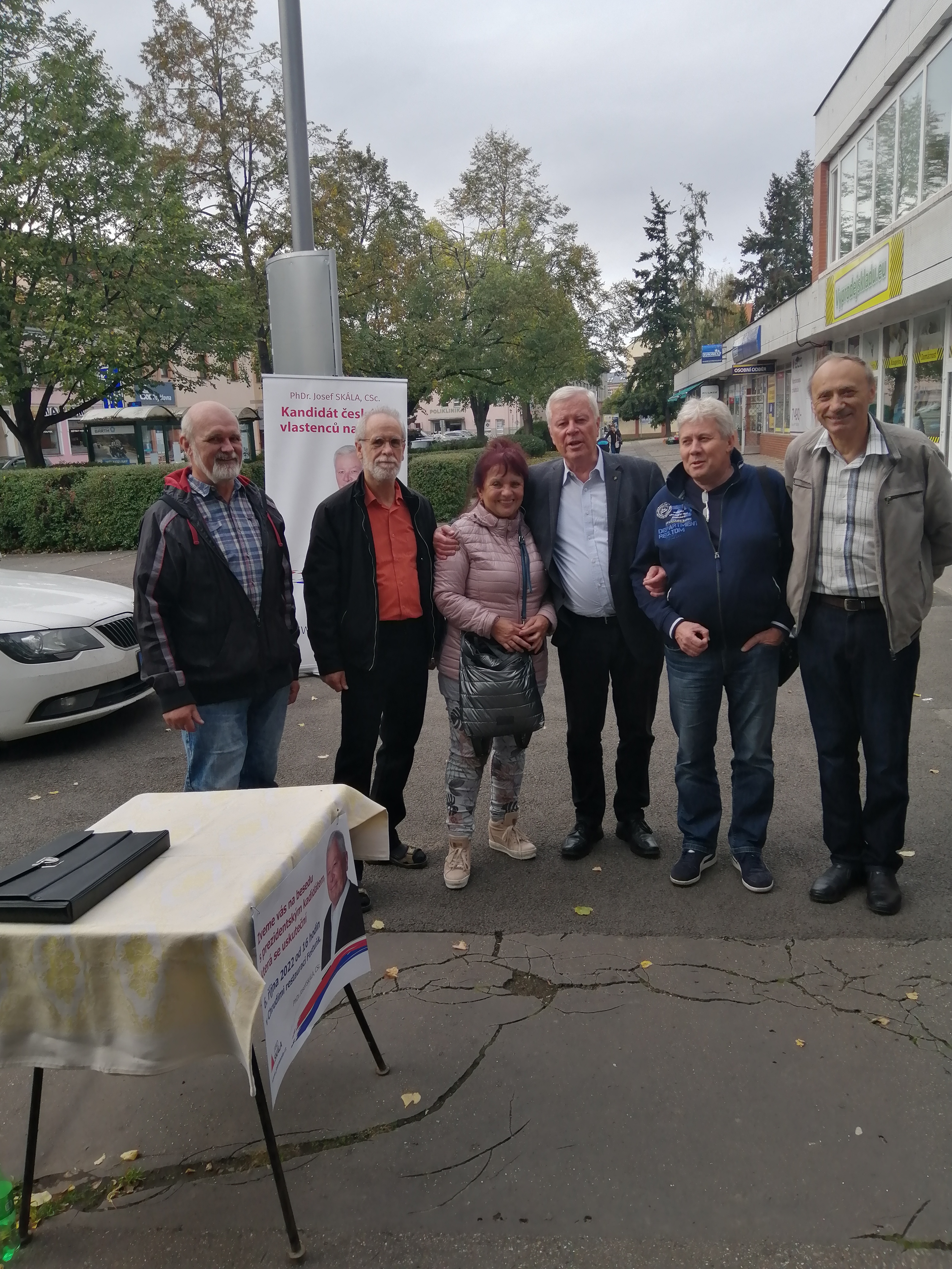 Setkání s kandidátem na prezidenta ČR s Josefem Skálou v Chrudimi